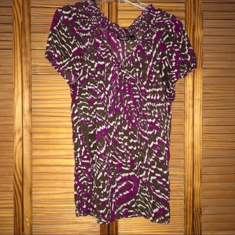 a.n.a Short Sleeve Blouse Shell